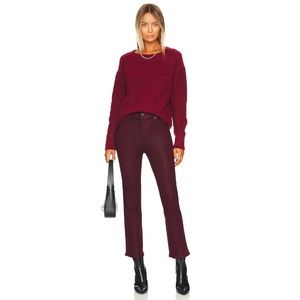 PISTOLA - Lennon High Rise Crop Boot in Coated Merlot | Size: 27W | NWT/NEW